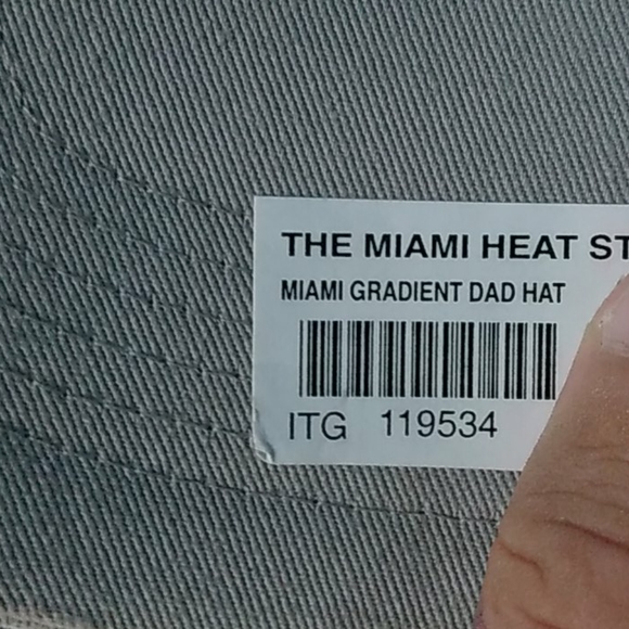grey miami heat heat  hat - Picture 4 of 4